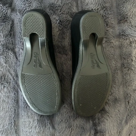 Dansko Black Leather Heels Size 38 - Picture 8 of 8